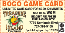 Discount Coupon for Treasure Island Fun Center